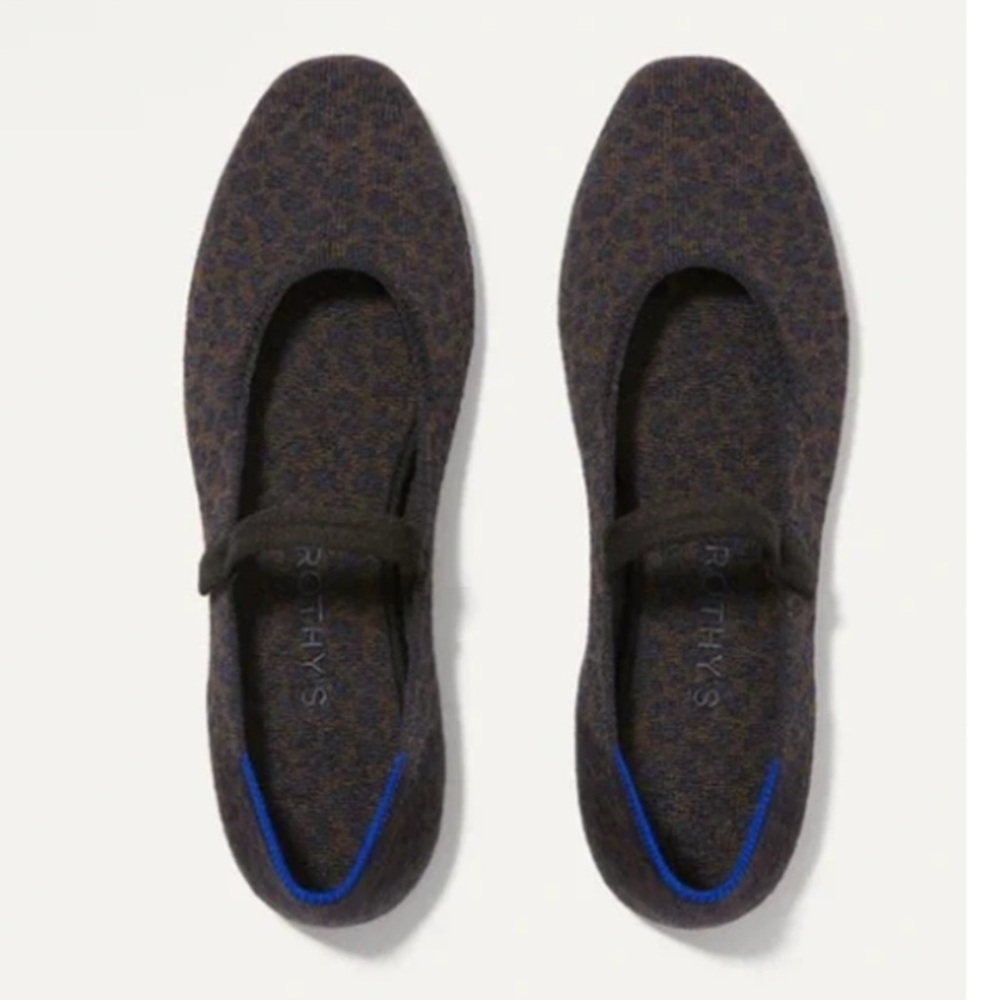 Rothy’s Mary Janes - chocolate/cheetah